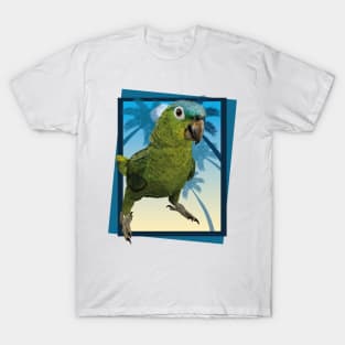 blue-crowned parrot T-Shirt